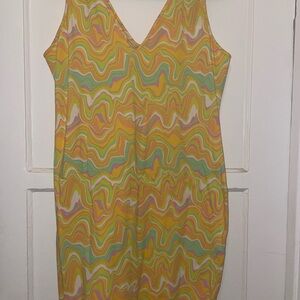 Wild Fable Colorful Swirl Mini Dress